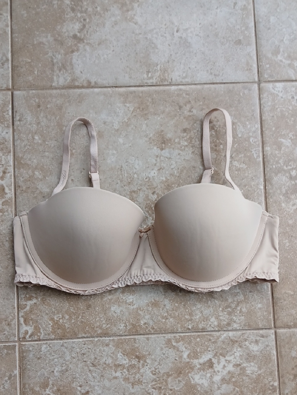 🤑3/$15 aerie 38B Light Beige Underwire Bra with Molded Cups
